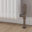 M-TRV-071-AG-BL-PIP-LS00 - Ramone Modern TRV Angled Black Nickel Thermostatic Radiator Valves With Sleeves M-TRV-071-AG-BL-PIP-LS00 - Ramone Modern TRV Angled Black Nickel Thermostatic Radiator Valves With Sleeves